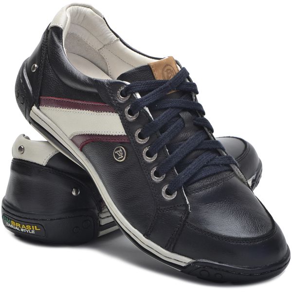 Sapato Masculino Casual Porshe Aportar 410/02 Preto