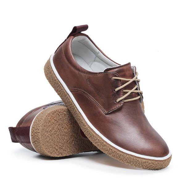 Sapato Masculino Cano e Gáspea Bmbrasil 890/10 Marron