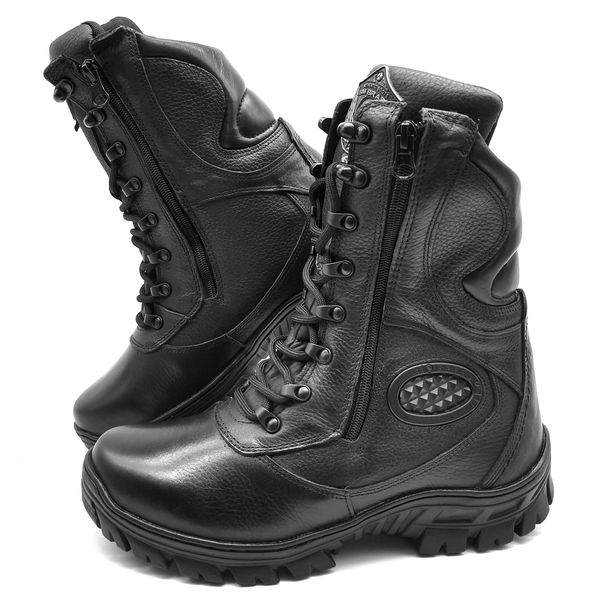 Coturno S.w.a.t. Bmbrasil Sem Protetor De Marcha 5179/02 Preto