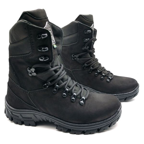 Coturno Multicam Black Guardian Bm Brasil Couro Nobuck 5184/06 Preto