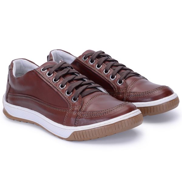 Sapato Masculino Casual Porshe Amura 114/04 Marron