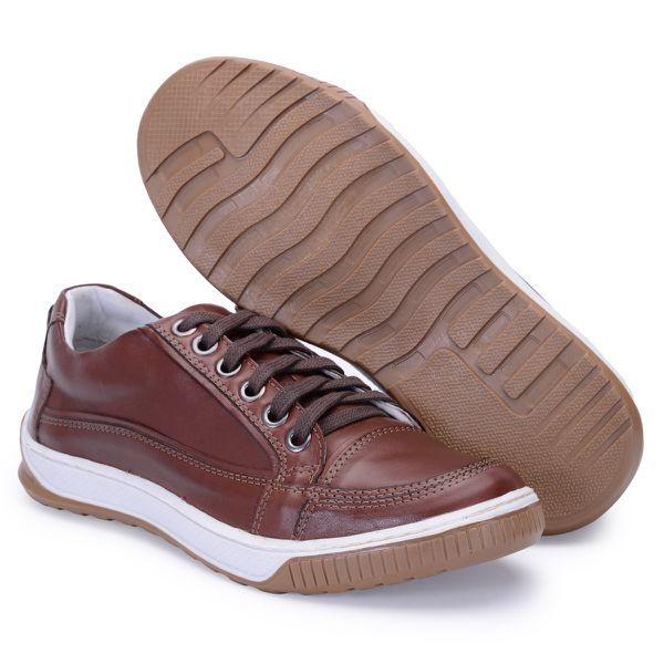 Sapato Masculino Casual Porshe Amura 114/04 Marron