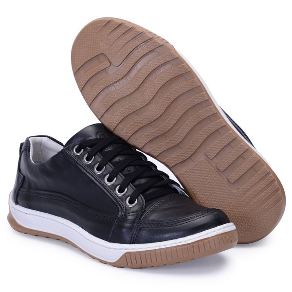 Sapato Masculino Casual Porshe Amura 114/02 Preto