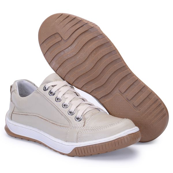 Sapatenis Masculino Casual Masculino De Couro Bmbrasil 608/15 Gelo
