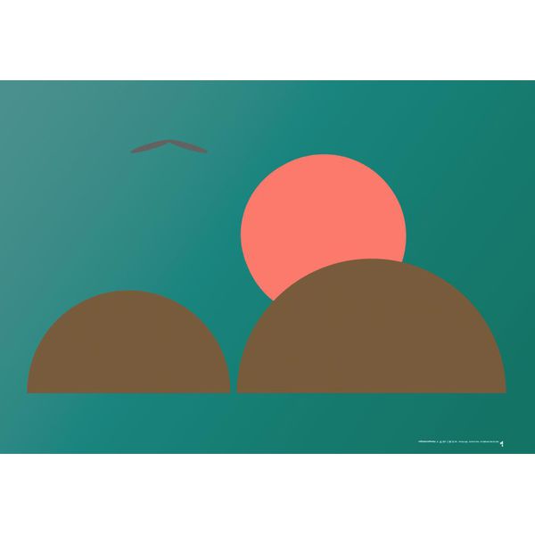 Panô Estampa Voar - variante Verão
