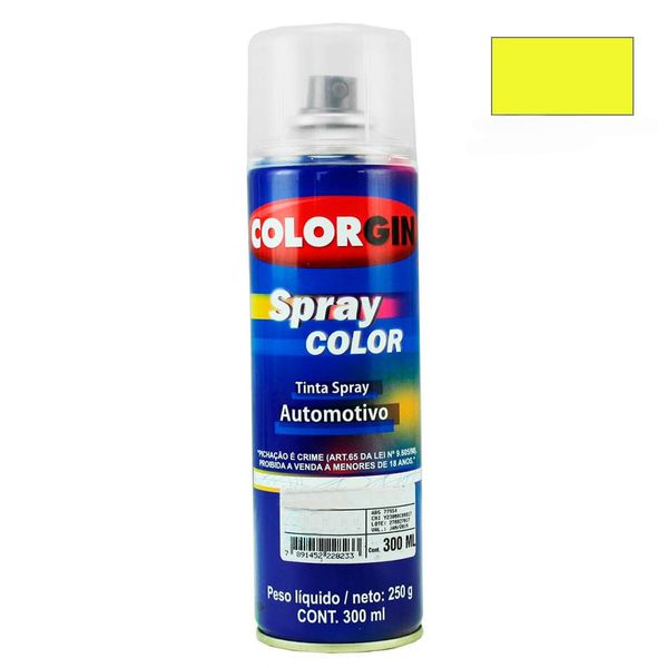 Tinta Spray Amarelo Fluorescente 300ml 