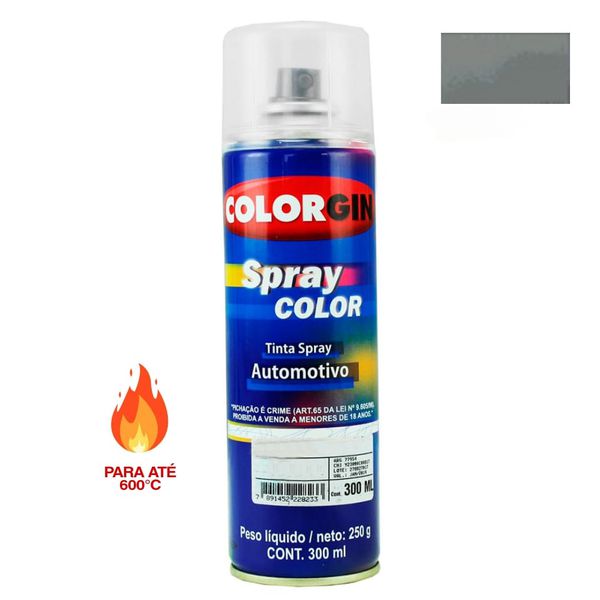 Tinta Spray Aluminio Alta Temperatura 300ml - SW