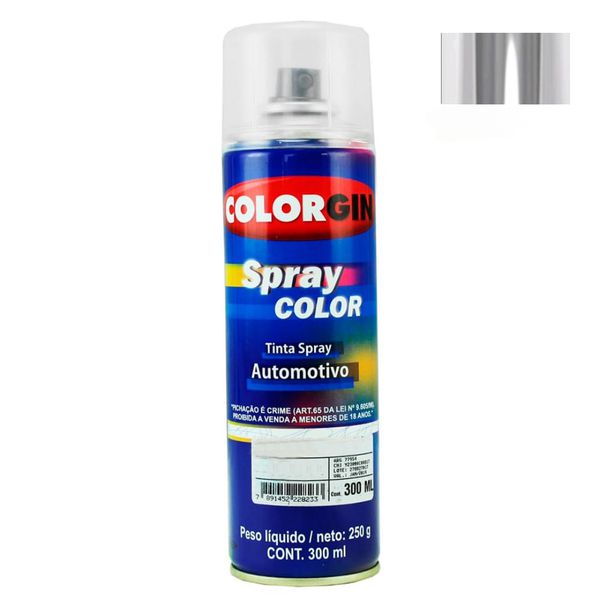 Tinta Spray Color Cromado Tradicional 300ml - SW