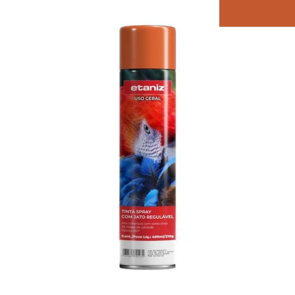 Tinta Spray Laranja Ug Etaniz 400ml