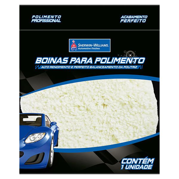 Boina De Lã Polimento Dupla face Mista 8"