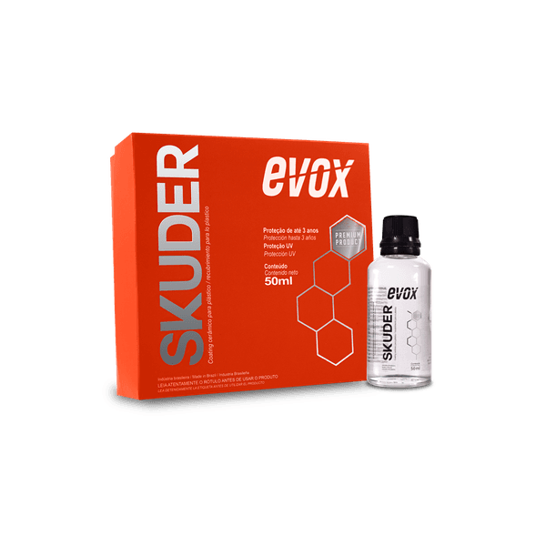 Skuder Vitrificador Ceramico Para Plastico 50ml Evox