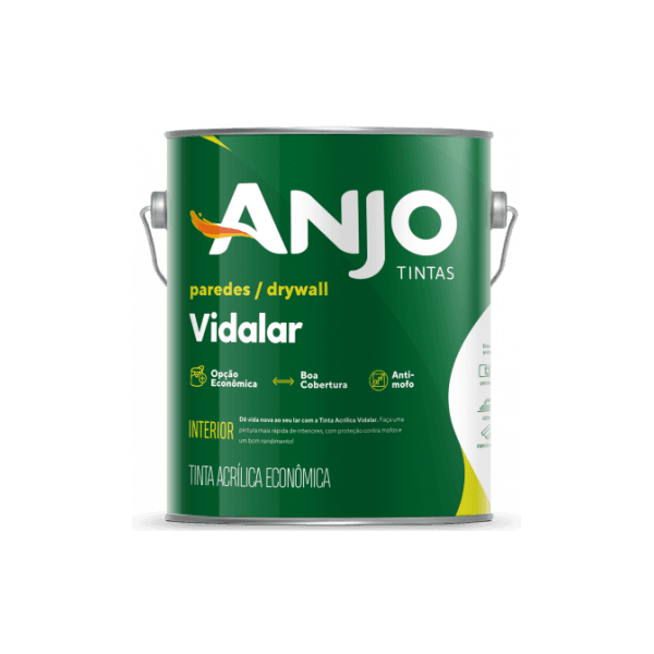 Tinta Acrílica Econômica Vidalar 18l Anjo