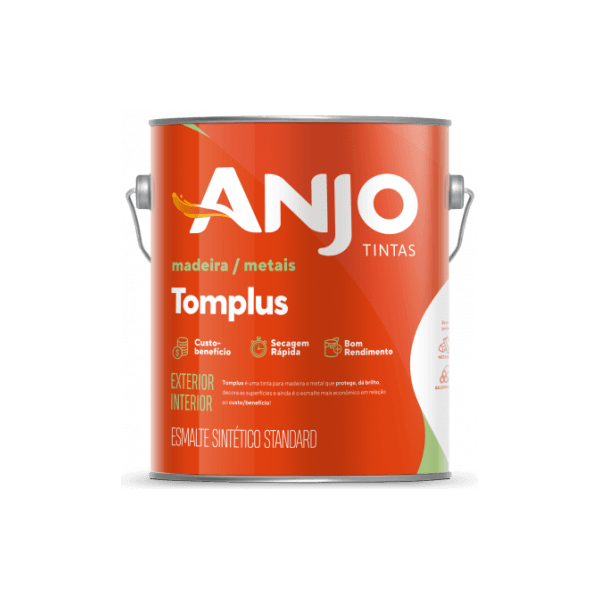 Esmalte Sintetico Branco Brilhante Std Tomplus 3,6l Anjo