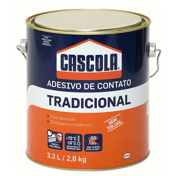 Cola de Contato Universal - Cascola 2,8kg Henkel - Vonder