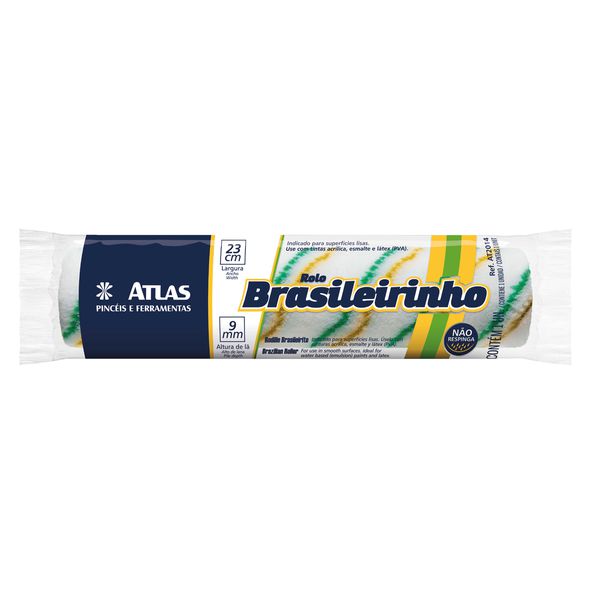 Rolo de la 23cm Brasileirinho Poliamida - Atlas