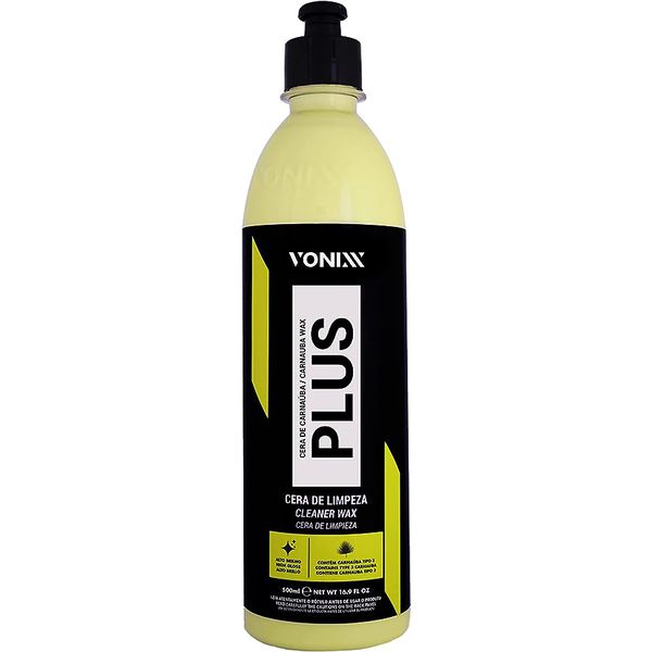 Cera de Limpeza Carnauba Plus Wax - 500ml - Vonixx