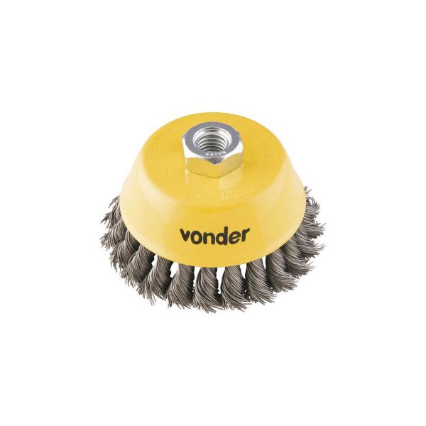 Escova de Aço Circular Torcida Copo 3" - Vonder