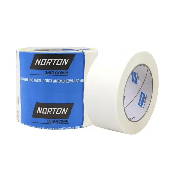 Fita Crepe Branca Torre Uso Geral 48x50m - Norton