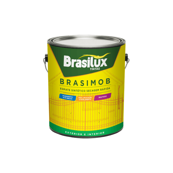 Esmalte Sintetico Amarelo Ouro Brasimob 3,6L - Brasilux