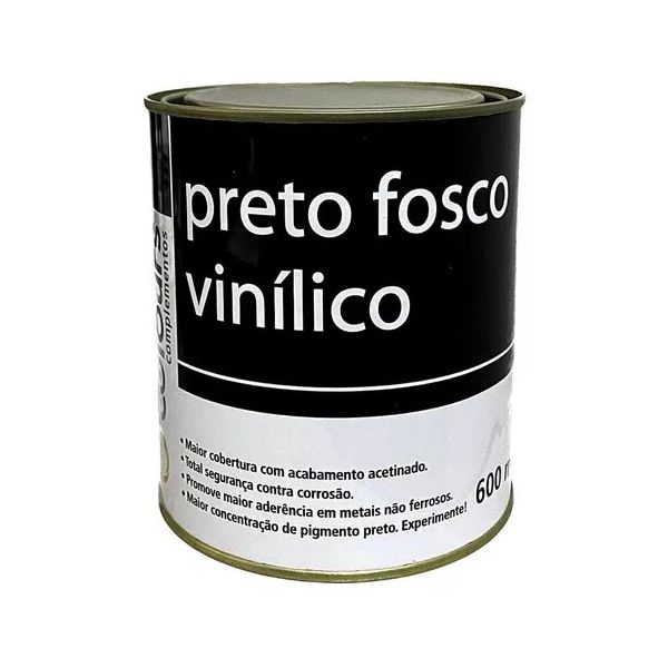 Preto Fosco Vinilico 600ml Maxirubber