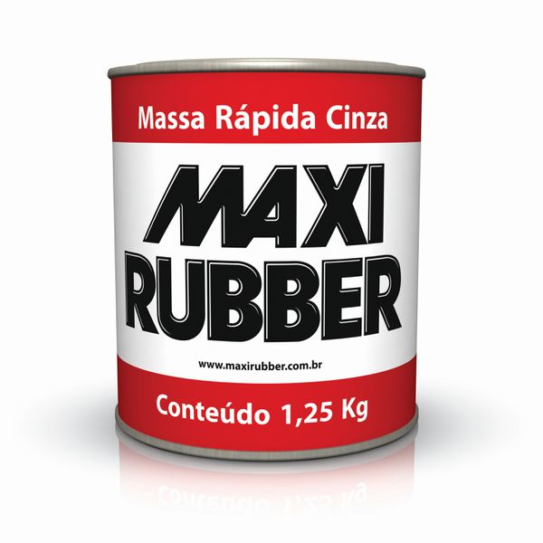 Massa Rapida Branca 1,25kg Maxirubber