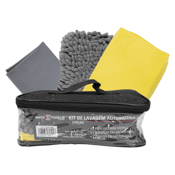 Kit de Lavagem Automotiva 3 Peças SIGMA