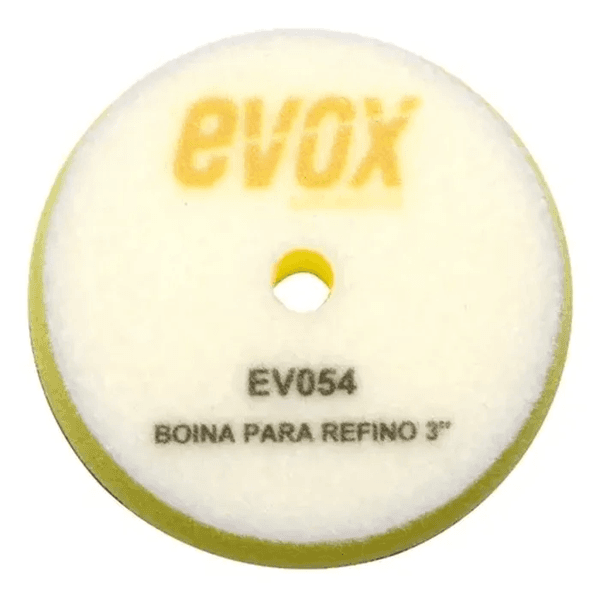 Boina Espuma Refino Amarela 3" - Evox