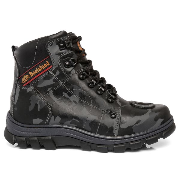 Bota Motociclista Bootsland Masculina em Couro Moto Original p/ Estrada!