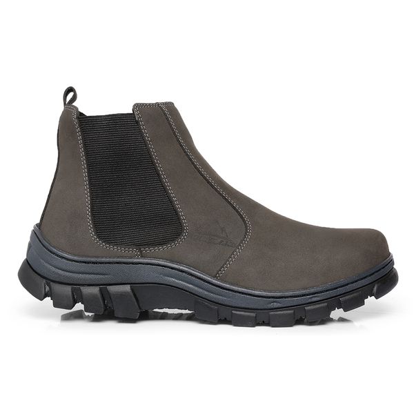 Botina Chelsea Masculina Bootsland Em Couro Legitimo Adventure Confort