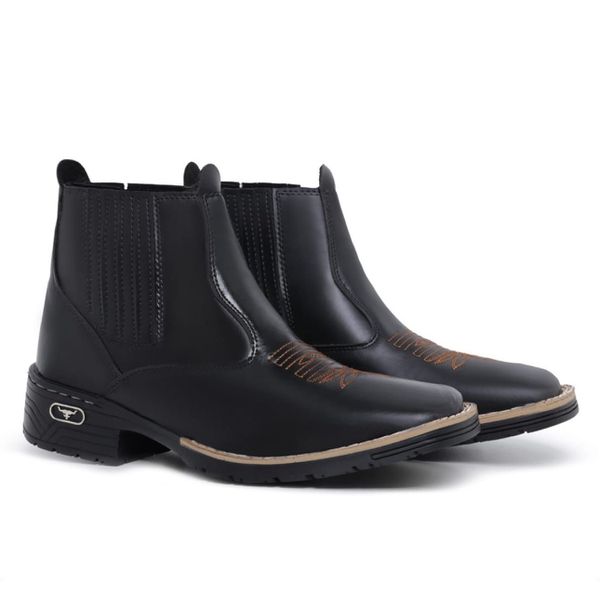 Bota Country Bordada preta