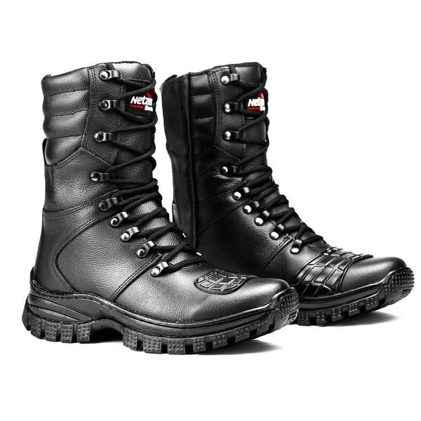 Bota Masculina Cano Longo Biker Black