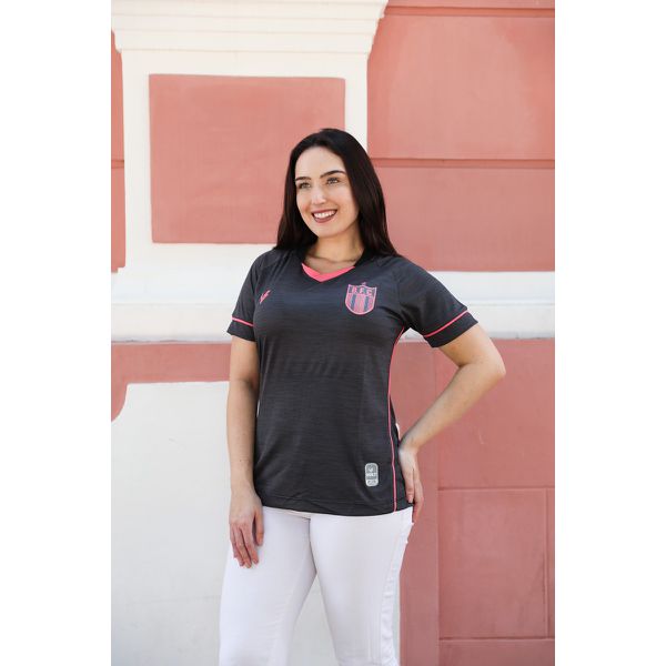 Camisa Feminina Outubro Rosa Botafogo Chumbo Volt 