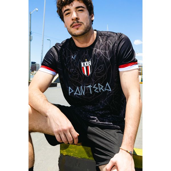Camisa Masculina Aquecimento Botafogo Preta Volt