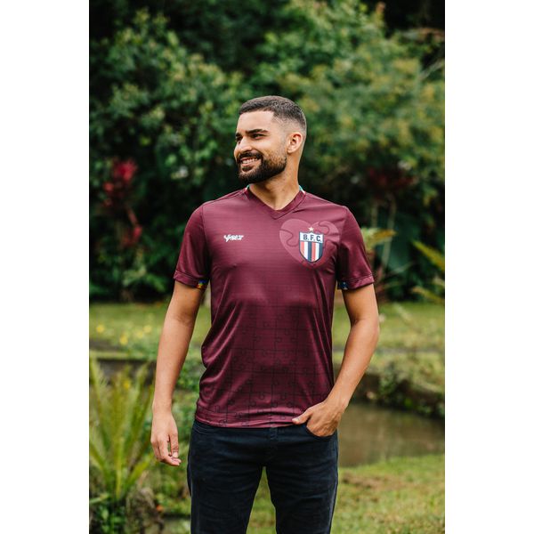 Camisa Masculina Autismo 2024 Botafogo Bordô Volt 