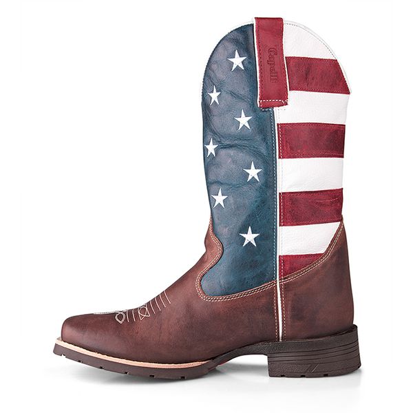 Botas masculinas texana online bico quadrado