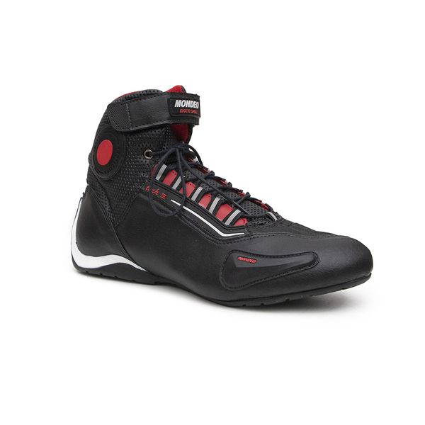 Moto Spirit Tech 3 Preto Vermelho BOTAS MONDEO
