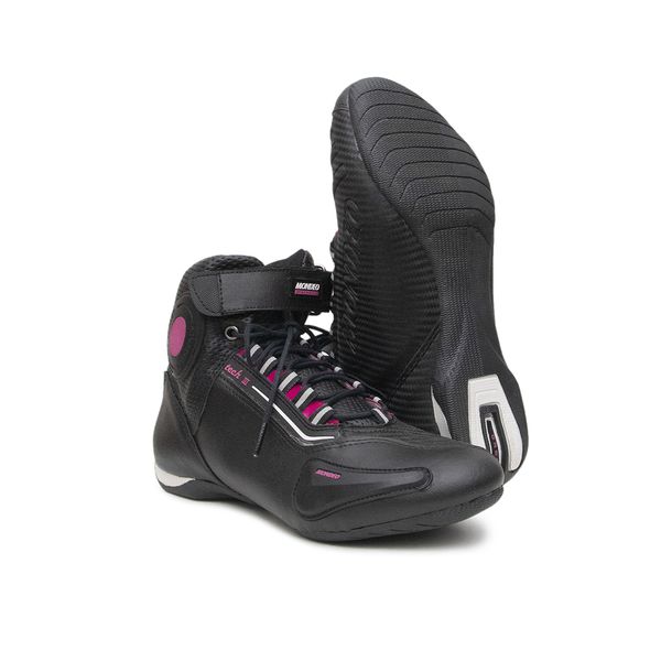 Moto Spirit Tech Preto Marsala BOTAS MONDEO