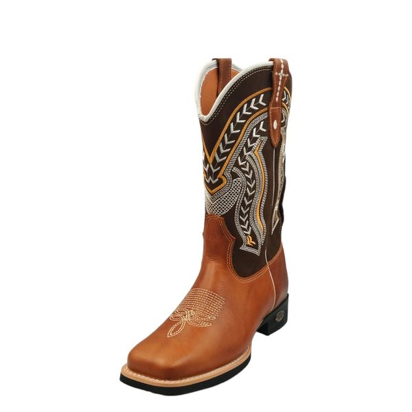 Bota 10.021 fóssil tabaco / marrom nobuk