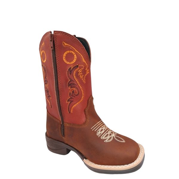Bota Oliveira - Infantil - Crazy Capuccino / Lat. Pinhão