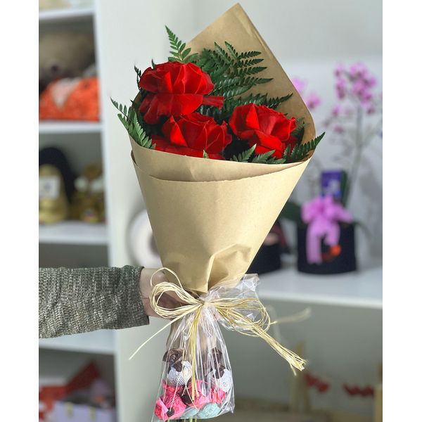 Buquê De Todo Coração e Trufas