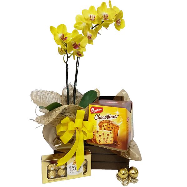 Natal com Orquidea e Ferreros 