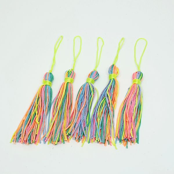 Tassel Cetim 7,5 cm - Multicolor 2 claro (pcte com... - BOUTIQUEDASRENDAS