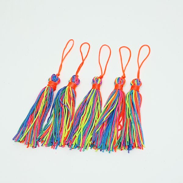 Tassel Cetim 7,5 cm - Multicolor 1 escuro (pcte co... - BOUTIQUEDASRENDAS