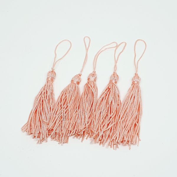 Tassel Cetim 7,5 cm - Salmão (pcte com 5 unidades)... - BOUTIQUEDASRENDAS