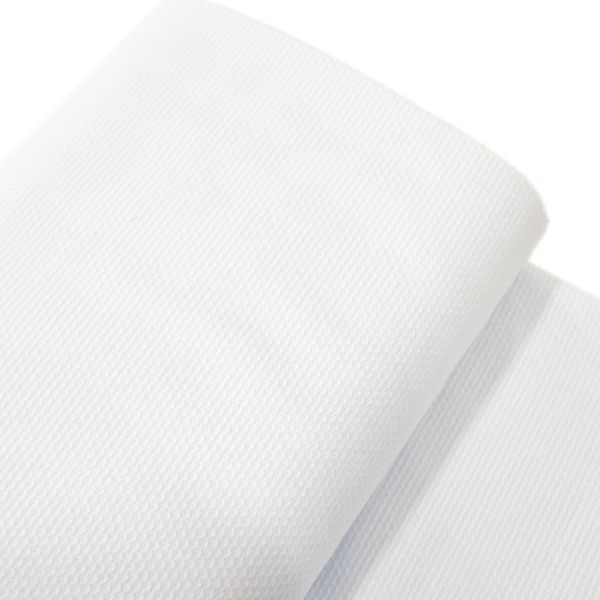 Tecido Piquê 100% algodão - Branco - 037.001 - BOUTIQUEDASRENDAS