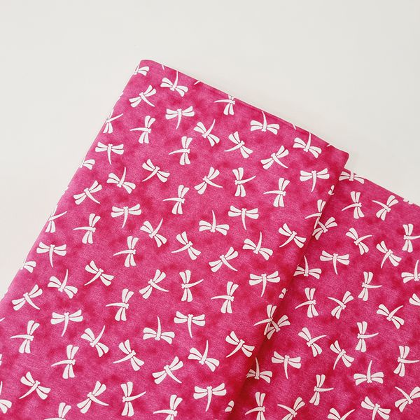 Tecido Tricoline 100% algodão libélula - pink - 47... - BOUTIQUE DA RÊ