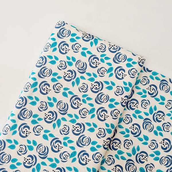 Tecido Tricoline 100% algodão rosinha -azul marinh... - BOUTIQUE DA RÊ