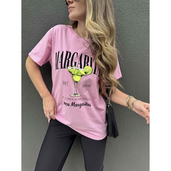 T-shirt Margaritas - Rosa