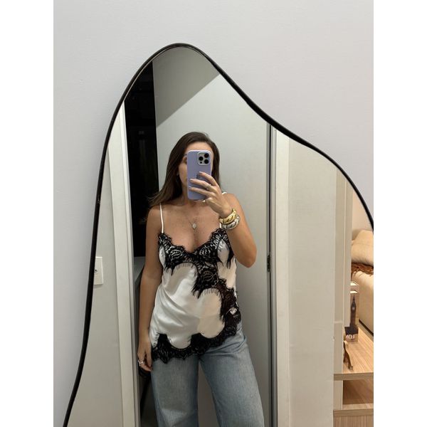 Blusa Cetim com Renda - PB