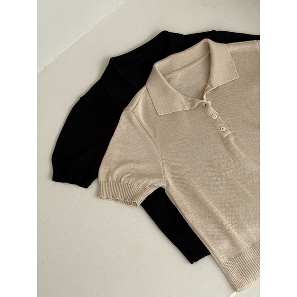 Blusa Polo Leda - Preta